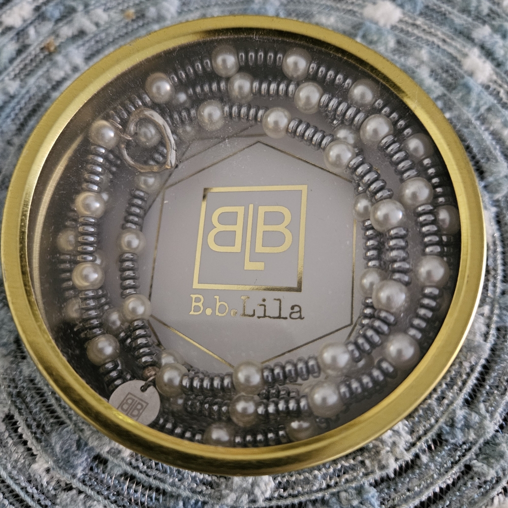 B.b.Lila Pearl and Bead Necklace